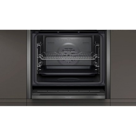 Духовой шкаф  Neff B47FS26G0, цвет серый