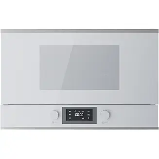 Микроволновая печь Kuppersbusch MR 6330.0 W1 stainless steel, цвет белое стекло