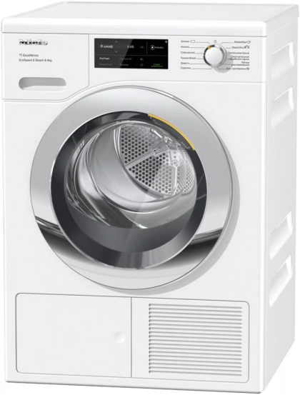Сушильная машина Miele TEL785WP chrome edition, цвет белый