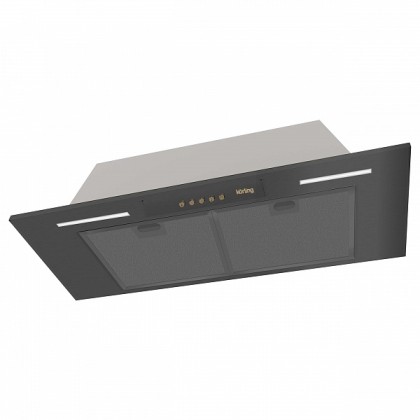 Вытяжка Korting Khi 9931 rn полновстраиваемая, цвет матовый черный