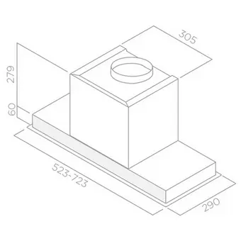 Вытяжка Elica HIDDEN 2.0 BL MAT/A/52