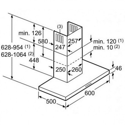 Вытяжка  Neff D76MT64N1, цвет серебристый