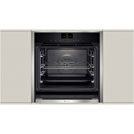 Духовой шкаф  Neff B47VS24N0, цвет серебристый
