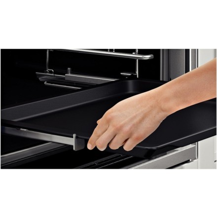 Духовой шкаф  Neff B47VS24N0, цвет серебристый