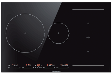 Варочная панель Kuppersbusch KI 8550.0 SR индукционная , цвет черное стекло
