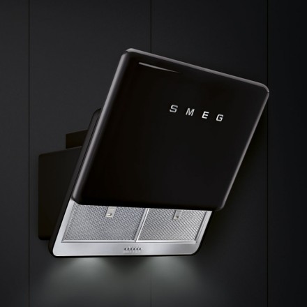 Вытяжка Smeg KFAB75BL настенная, цвет черный
