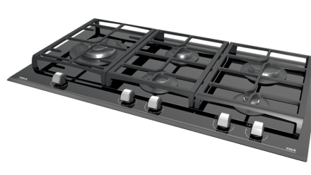 Варочная панель газ на стекле 90 см/ Коллекция Urban