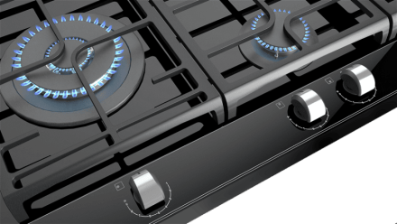 Варочная панель газ на стекле 90 см/ Коллекция Urban