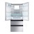 Холодильник Kuppersbusch FKG 9860.0 E отдельностоящий, с нижней морозильной камерой french door, цвет нержавеющая сталь