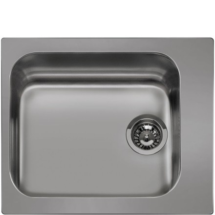 Мойка Smeg VS45P3N цвет состаренное серебро