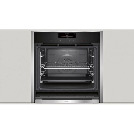 Духовой шкаф  Neff B48CT64N0, цвет серебристый