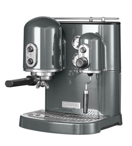 Кофеварка KitchenAid Artisan Espresso 5KES2102EMS серебряный медальон