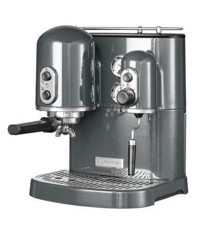 Кофеварка KitchenAid Artisan Espresso 5KES2102EMS серебряный медальон