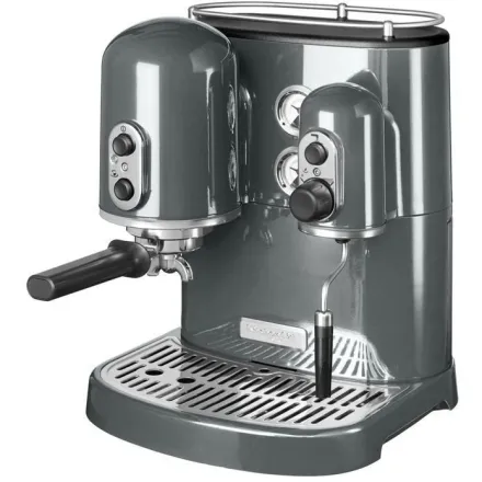 Кофеварка KitchenAid Artisan Espresso 5KES2102EMS серебряный медальон
