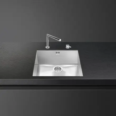 Мойка Smeg VSTQ50-2 нержавеющая сталь матовая