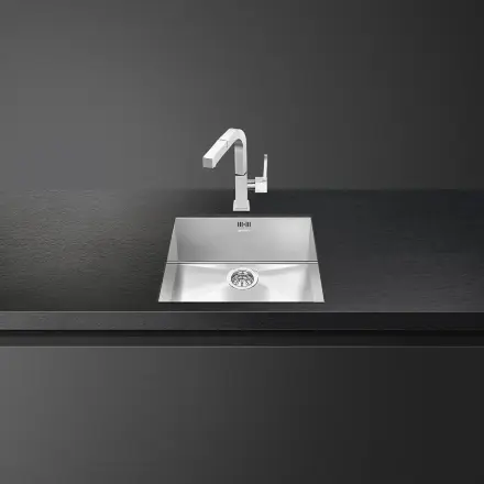 Мойка Smeg VSTQ50-2 нержавеющая сталь матовая