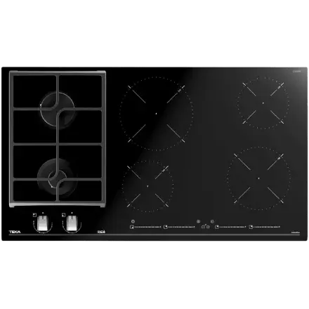 Варочная панель Teka HYBRID JZC 96324 ABN BLACK комбинированная