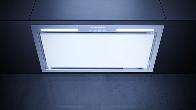 Вытяжка Kuppersbusch DEL 6550.0 W, цвет белое стекло