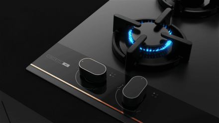 Варочная панель газ на стекле 60 см