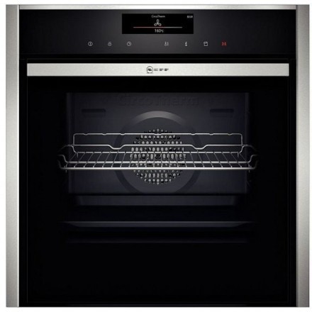 Духовой шкаф  Neff B48FT64N0, цвет серебристый