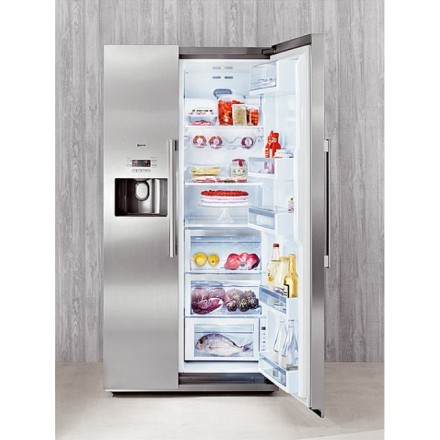 Холодильник Neff K3990X7RU side-by-side, цвет серебристый