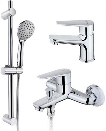 Комплект смесителей Teka Sineu с душем 837101210