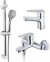 Комплект смесителей Teka Sineu с душем 837101210