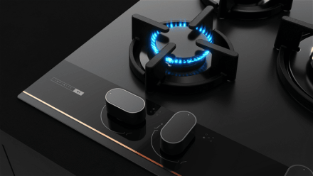 Варочная панель газ на стекле 70 см