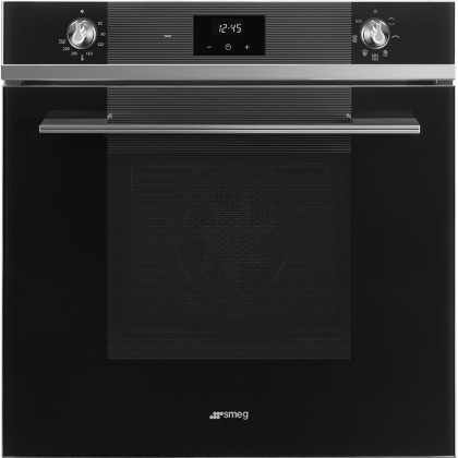 Духовой шкаф Smeg SF6100VN1, цвет черное стекло