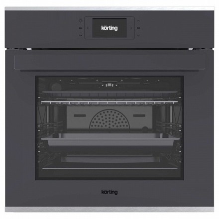 Духовой шкаф Korting OKB 1131 CSGGr, цвет серое стекло