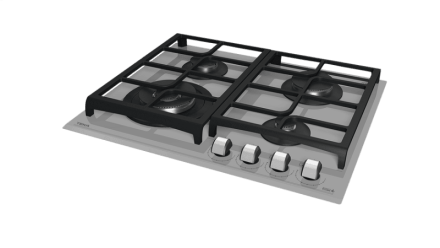 Варочная панель газ на стекле 60 см / Коллекция Urban