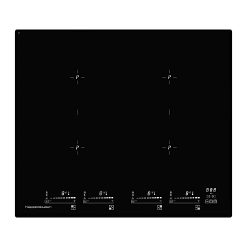 Варочная панель Kuppersbusch KI 6800.0 SR индукционная, цвет черное стекло