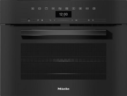 Духовой шкаф с свч Miele H7440BM OBSW, цвет черный