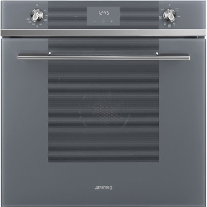 Духовой шкаф Smeg SF6100VS1, цвет серебристое стекло Stopsol