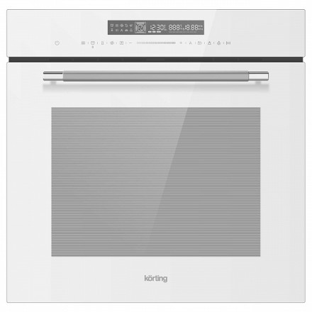 Духовой шкаф с функцией Korting Свч okb 1360 csgw mw электрический, цвет белый