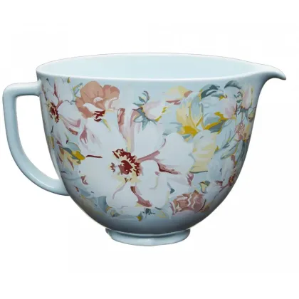 Чаша KitchenAid 5KSM2CB5PWG керамическая 4,7 л белая гардения