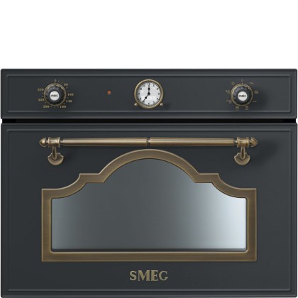 Микроволновая печь Smeg SF4750MAO, цвет антрацит