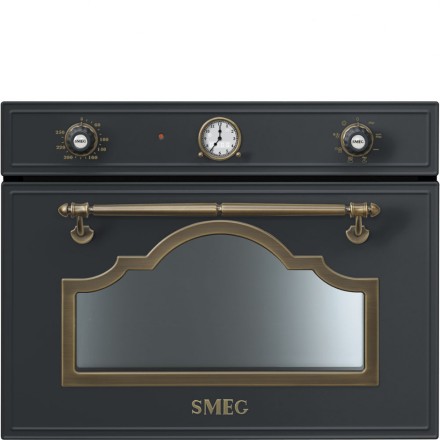 Микроволновая печь Smeg SF4750MAO, цвет антрацит