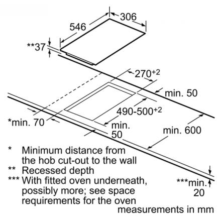 Варочная поверхность Neff N13TD26N0, цвет чёрный