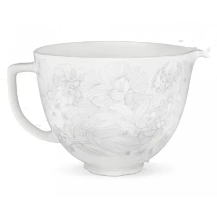 Чаша KitchenAid 5KSM2CB5PWFкерамическая 4,7 л цветочный шепот