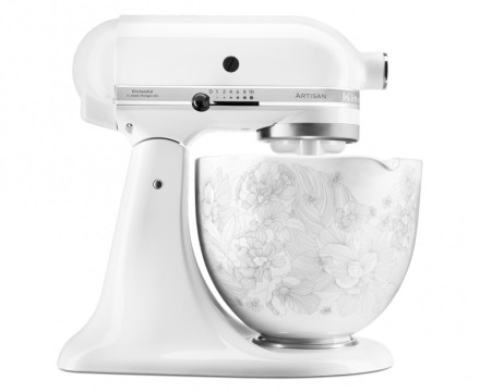 Чаша KitchenAid 5KSM2CB5PWFкерамическая 4,7 л цветочный шепот
