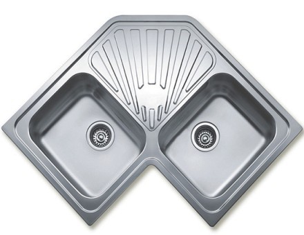 Кухонная мойка Teka Angular 2B Polished нержавеющая сталь