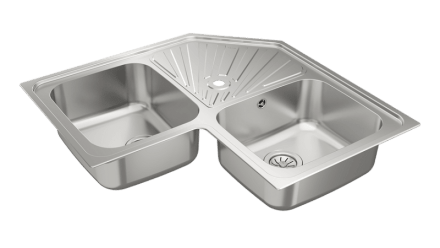 Кухонная мойка Teka Angular 2B Polished нержавеющая сталь