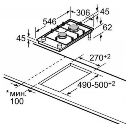 Варочная поверхность Neff N23TS29N0, цвет чёрный