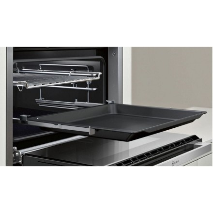 Духовой шкаф  Neff C18FT48H0, цвет серебристый