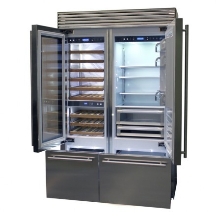 Холодильник Smeg RF396LSIX, цвет нержавеющая сталь матовая