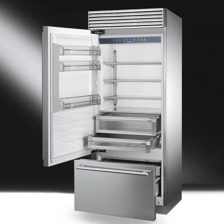 Холодильник Smeg RF396LSIX, цвет нержавеющая сталь матовая
