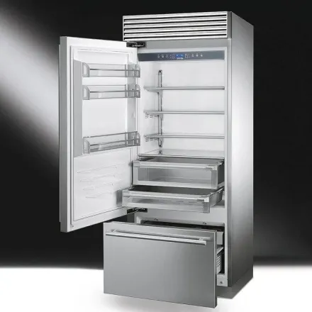 Холодильник Smeg RF396LSIX, цвет нержавеющая сталь матовая