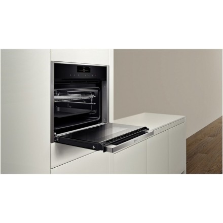 Духовой шкаф  Neff C18FT48N0, цвет серебристый