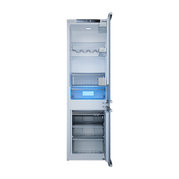 Холодильник Kuppersbusch FKG 8540.0i встраиваемый, с нижней морозильной камерой , цвет белый